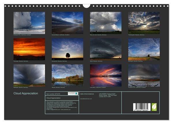 Produktbild: Cloud Appreciation (Wall Calendar 2026 DIN A3 landscape), CALVENDO 12 Month Wall Calendar