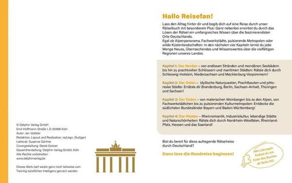 Produktbild: Reise durch Deutschland I Wissen in R&auml;tseln