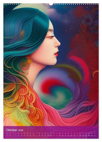 Produktbild: Alle Farben des Regenbogens (hochwertiger Premium Wandkalender 2026 DIN A2 hoch), Kunstdruck in Hochglanz