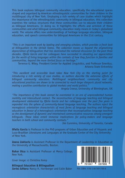 Produktbild: Bilingual Community Education and Multilingualism