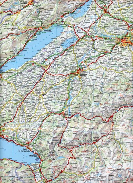Produktbild: Strassenkarte Schweiz