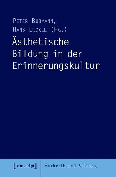 Produktbild: &Auml;sthetische Bildung in der Erinnerungskultur