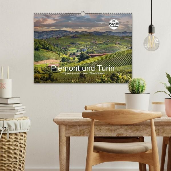 Produktbild: Piemont und Turin (Wandkalender 2026 DIN A3 quer), CALVENDO Monatskalender