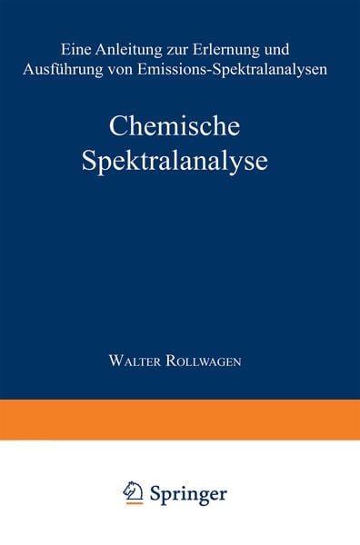 Produktbild: Chemische Spektralanalyse
