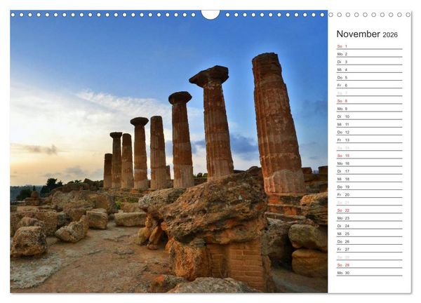 Produktbild: Sizilien - Insel zwischen zwei Kontinenten (Wandkalender 2026 DIN A3 quer), CALVENDO Monatskalender