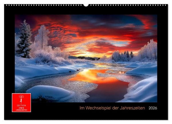 Produktbild: Im Wechselspiel der Jahreszeiten (Wandkalender 2026 DIN A2 quer), CALVENDO Monatskalender
