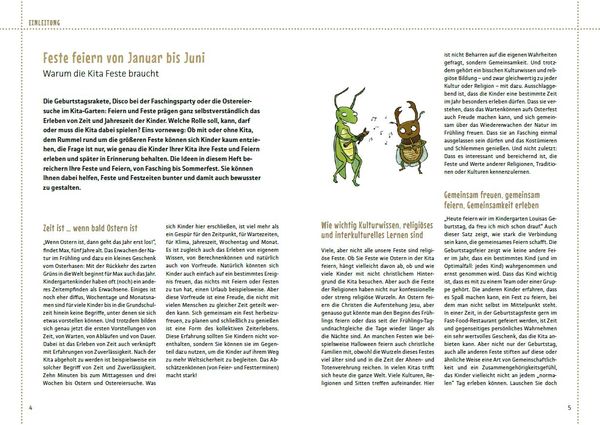 Komm, wir feiern! Kitafeste von Januar bis Juni