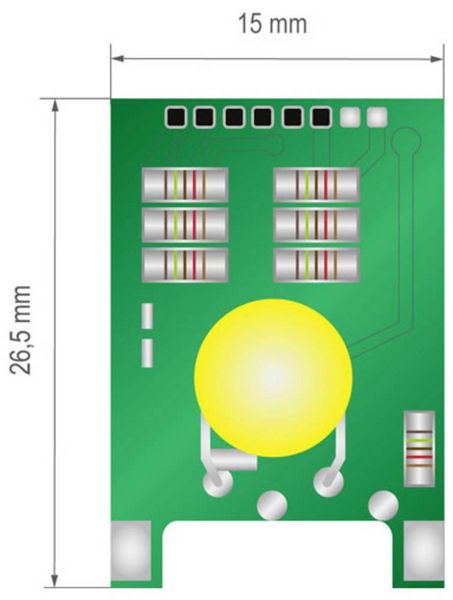 Produktbild: B + B Thermo-Technik PT-MOD-10V-T2 PT-MOD-10V-T2 Dreileiteranschluss Messumformer-Modul 0 bis +160 &deg;C