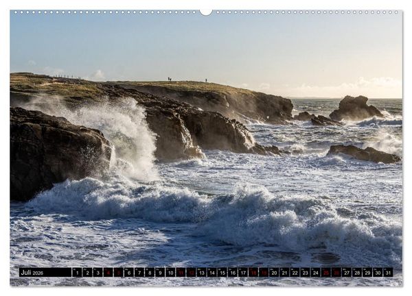 Produktbild: C&ocirc;te Sauvage - Die wilde K&uuml;ste der Bretagne (Wandkalender 2026 DIN A2 quer), CALVENDO Monatskalender