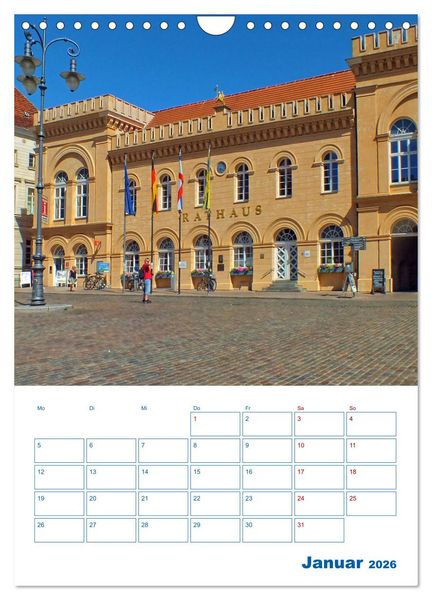 Produktbild: Residenzstadt Schwerin - Mecklenburg-Vorpommern - Terminplaner (Wandkalender 2026 DIN A4 hoch), CALVENDO Monatskalender