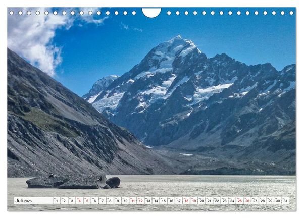 Produktbild: Sehnsuchtsziel Neuseeland (Wandkalender 2026 DIN A4 quer), CALVENDO Monatskalender