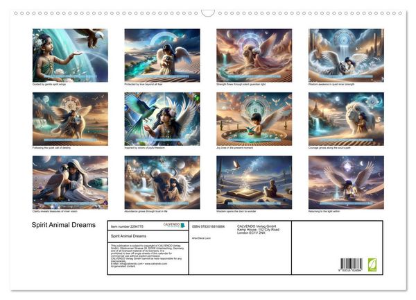 Produktbild: Spirit Animal Dreams (Wall Calendar 2027 DIN A2 landscape), CALVENDO 12 Month Wall Calendar