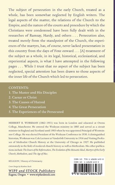 Produktbild: Persecution in the Early Church