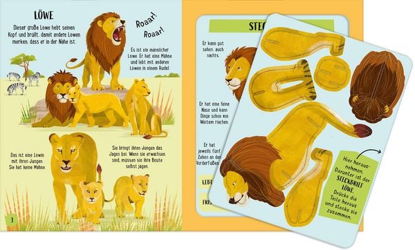 Produktbild: Zusammenstecken und Entdecken: Tiere der Savanne