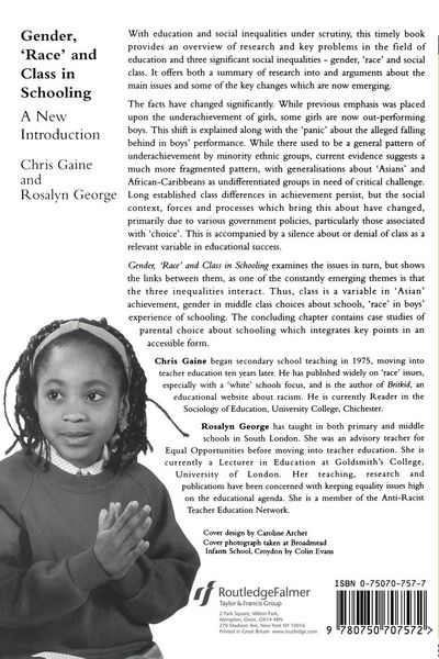 Produktbild: Gender, 'Race' and Class in Schooling