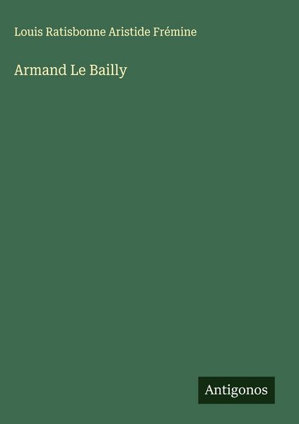 Produktbild: Armand Le Bailly