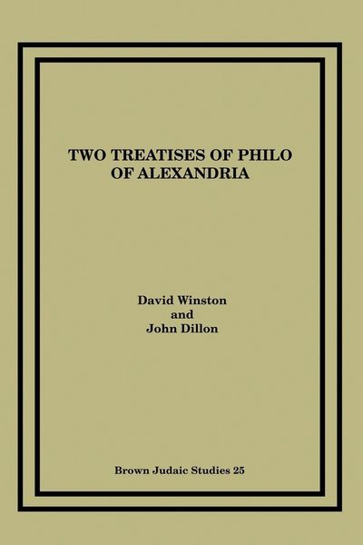 Produktbild: Two Treatises of Philo of Alexandria