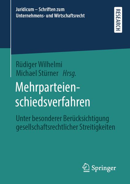 Produktbild: Mehrparteienschiedsverfahren