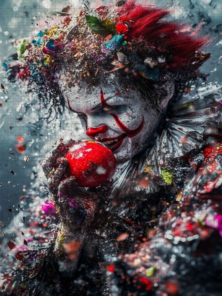 Produktbild: CALVENDO Puzzle Er lachte - aber seine Augen blieben tot | 1000 Teile Lege-Gr&ouml;&szlig;e 64x48cm Foto-Puzzle f&uuml;r gl&uuml;ckliche Stunden