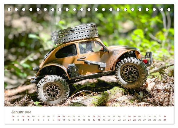 Produktbild: Where your RC Adventure begins! (Tischkalender 2026 DIN A5 quer), CALVENDO Monatskalender