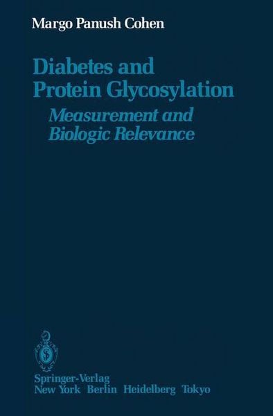 Produktbild: Cohen, M: Diabetes and Protein Glycosylation