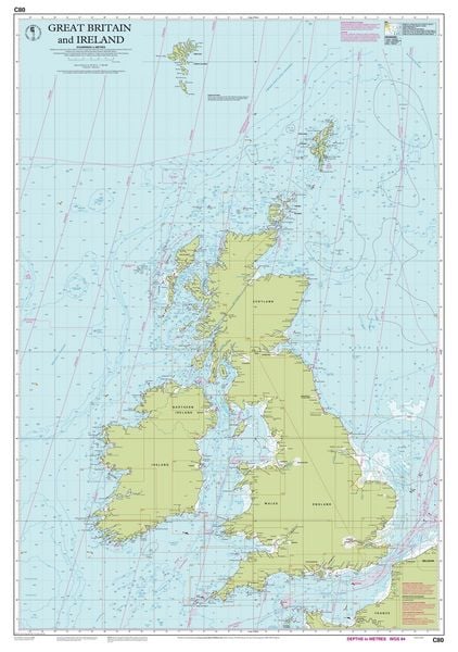 Produktbild: C80 Great Britain and Ireland, Imray Chart