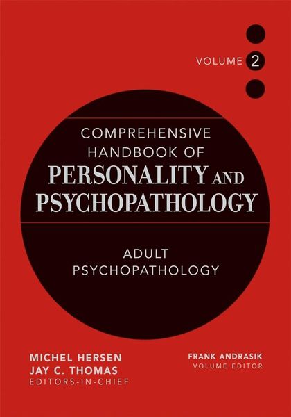 Produktbild: Comprehensive Handbook of Personality and Psychopathology, Adult Psychopathology