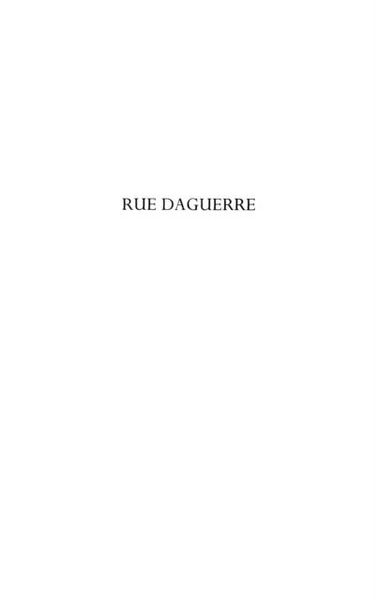 Produktbild: Rue daguerre