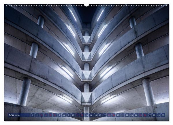 Produktbild: Funktion und &Auml;sthetik - Architektur f&uuml;r Mobilit&auml;t (hochwertiger Premium Wandkalender 2026 DIN A2 quer), Kunstdruck in Hochglanz