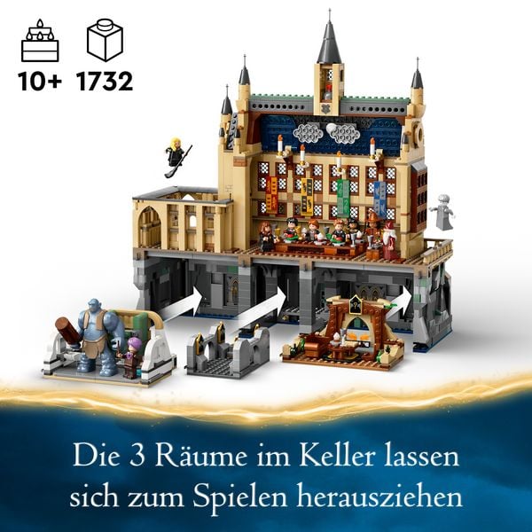 Produktbild: LEGO Harry Potter Schloss Hogwarts: Die Gro&szlig;e Halle, Fantasy Set 76435