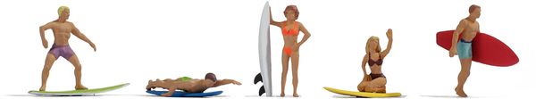Produktbild: NOCH H0 Surfer-Figuren 0015853 Bemalt