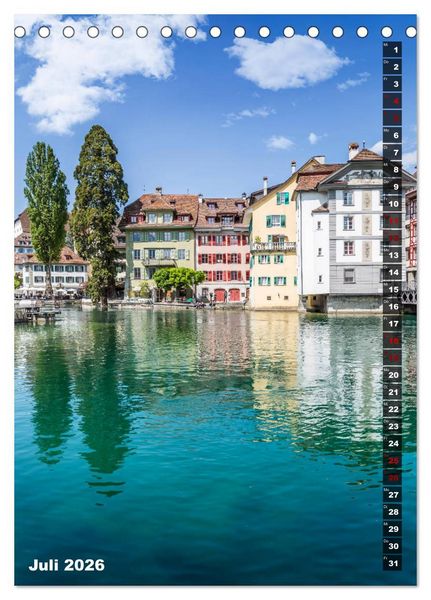 Produktbild: Willkommen in Luzern (Tischkalender 2026 DIN A5 hoch), CALVENDO Monatskalender