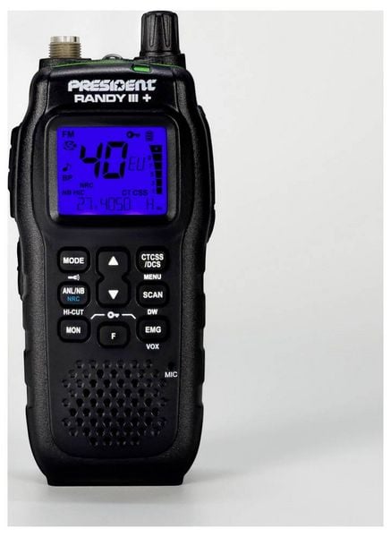 Produktbild: President Randy III+ CB-Handfunkger&auml;t AM/FM 40210 CB-Handfunkger&auml;t