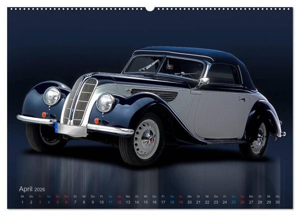 Produktbild: Zeitlose &Auml;sthetik Oldtimer-Fotografien von Wolf Kloss (hochwertiger Premium Wandkalender 2026 DIN A2 quer), Kunstdruck in Hochglanz