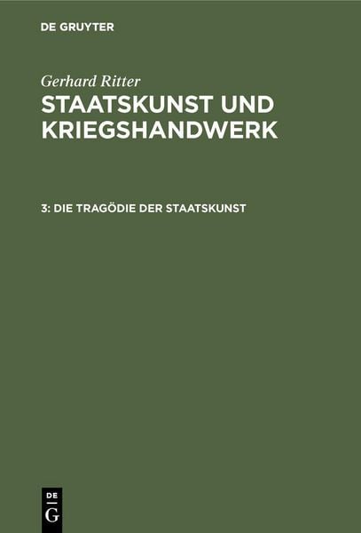Produktbild: Die Trag&ouml;die der Staatskunst