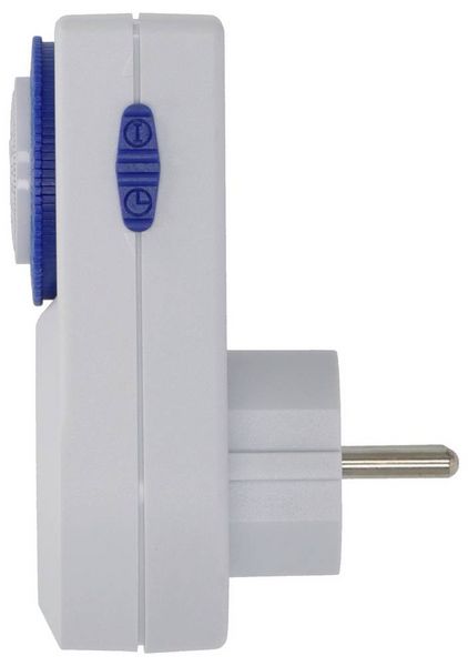 Brennenstuhl 1506160 Steckdosen-Zeitschaltuhr analog Tagesprogramm 3500 W IP20