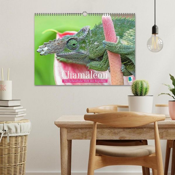 Produktbild: Cham&auml;leon: Die farbenfrohe Welt der Reptilien (Wandkalender 2027 DIN A3 quer), CALVENDO Monatskalender