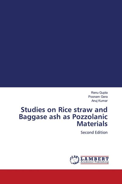 Produktbild: Studies on Rice straw and Baggase ash as Pozzolanic Materials