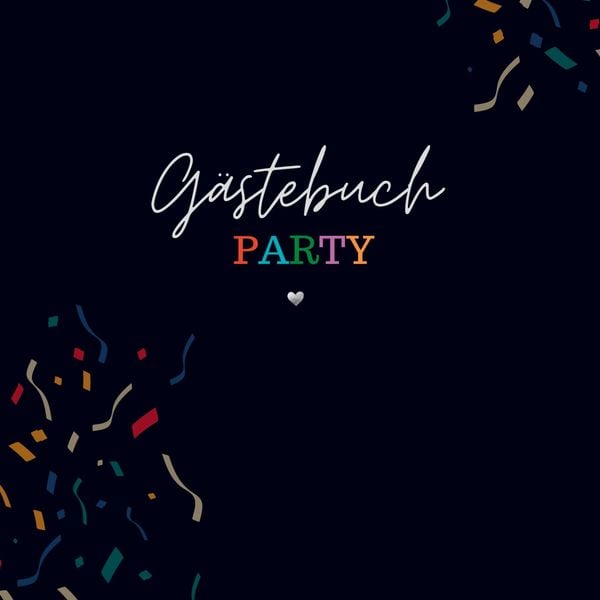 Produktbild: G&auml;stebuch Party- G&auml;stebuch Blanko