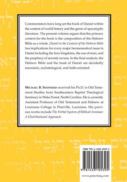 Produktbild: Daniel in the Context of the Hebrew Bible