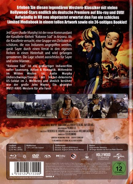Produktbild: Kolonne S&uuml;d - Kinofassung (Limited Mediabook Cover A mit Blu-ray+DVD+Booklet, neues Master, auf 500 St&uuml;ck limitiert)