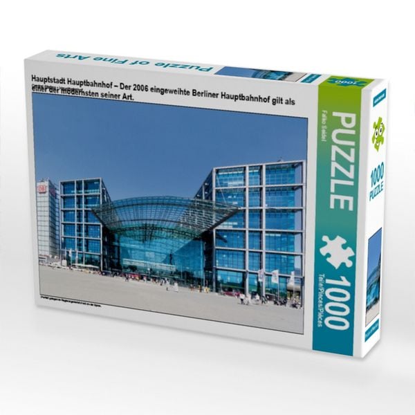 Produktbild: Hauptstadt Hauptbahnhof - Der 2006 eingeweihte Berliner Hauptbahnhof gilt als einer der modernsten seiner Art. (Puzzle)