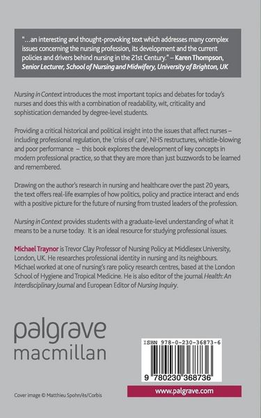 Produktbild: Nursing in Context
