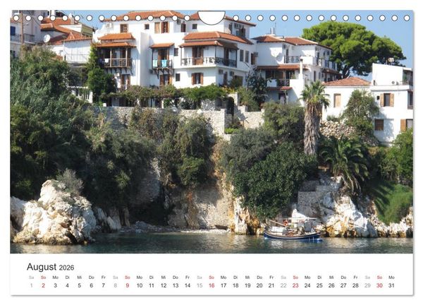 Produktbild: Sporadeninsel Skiathos (Wandkalender 2026 DIN A4 quer), CALVENDO Monatskalender