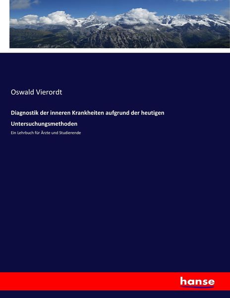 Produktbild: Diagnostik der inneren Krankheiten aufgrund der heutigen Untersuchungsmethoden