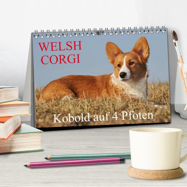 Produktbild: Welsh Corgi - Kobold auf 4 Pfoten (Tischkalender 2026 DIN A5 quer), CALVENDO Monatskalender