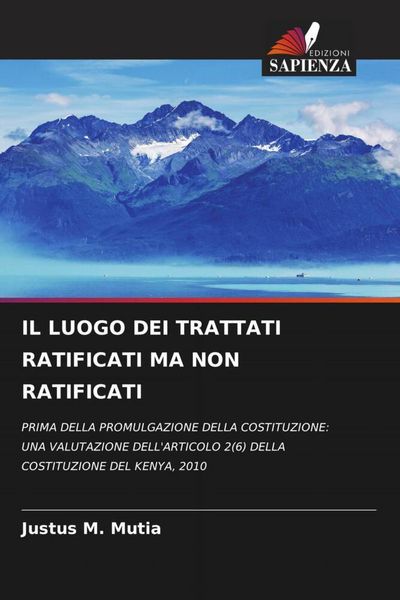 Produktbild: IL LUOGO DEI TRATTATI RATIFICATI MA NON RATIFICATI