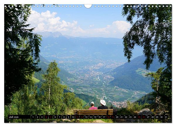 Produktbild: Meraner H&ouml;henweg von Meran bis Katharinaberg (Wandkalender 2026 DIN A3 quer), CALVENDO Monatskalender