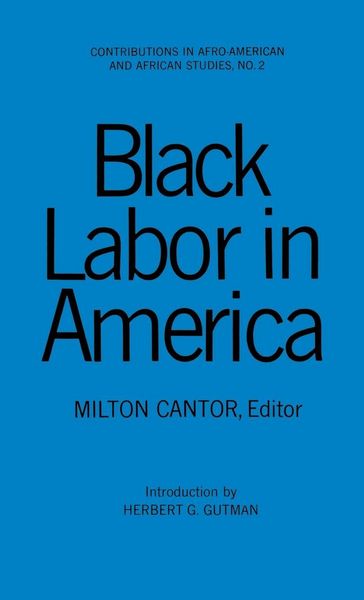 Produktbild: Black Labor in America