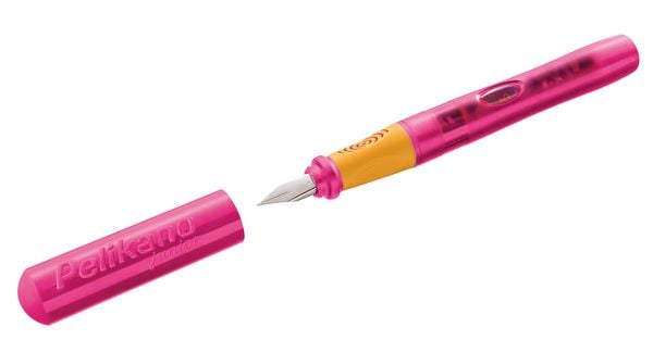 Produktbild: Pelikan Schreiblernf&uuml;ller Pelikano Junior, Feder A, Pink, f&uuml;r Rechtsh&auml;nder